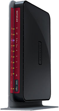 NETGEAR WNDR3800 wireless router Gigabit Ethernet Black