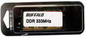 Buffalo 1GB PC2700 memory module 1 x 1 GB DDR 200-pin SO-DIMM