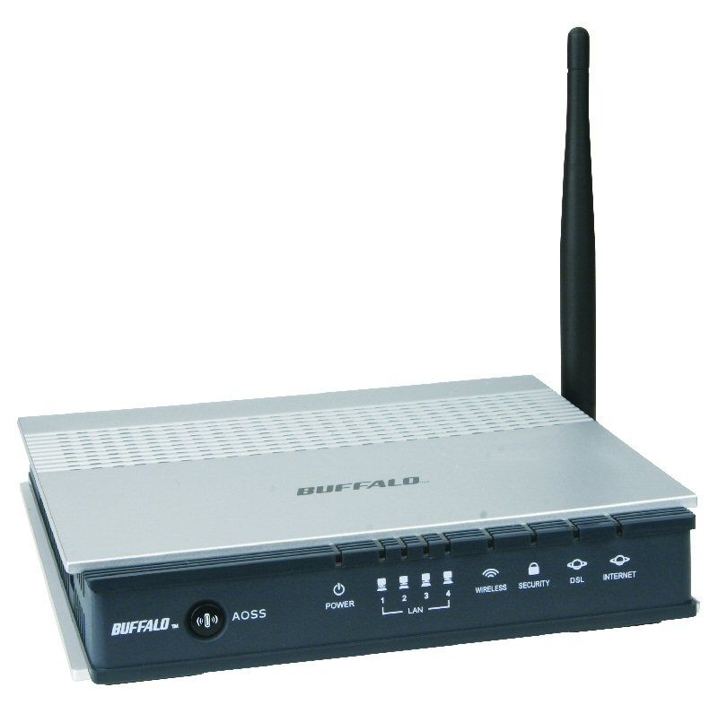 Buffalo WBMR-G125 wireless router Black