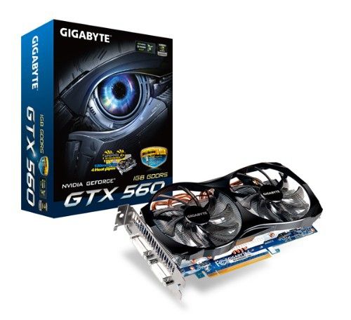 GIGABYTE GV-N56GOC-1GI graphics card NVIDIA GeForce GTX 560 1 GB GDDR5