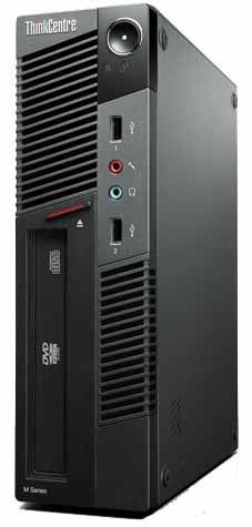 Lenovo ThinkCentre M91p Intel® Core™ i5 i5-2400S 2 GB DDR3-SDRAM 250 GB HDD Windows 7 Professional USFF PC Black