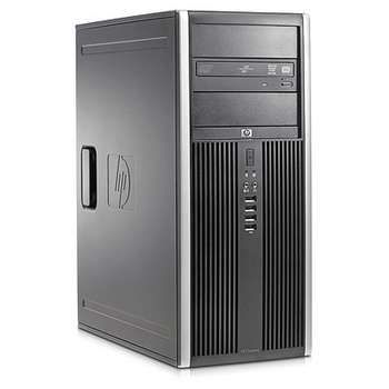 HP Compaq Elite 8000 CMT Intel® Core™2 Duo E8400 2 GB DDR3-SDRAM 250 GB Windows 7 Professional Tower PC Black