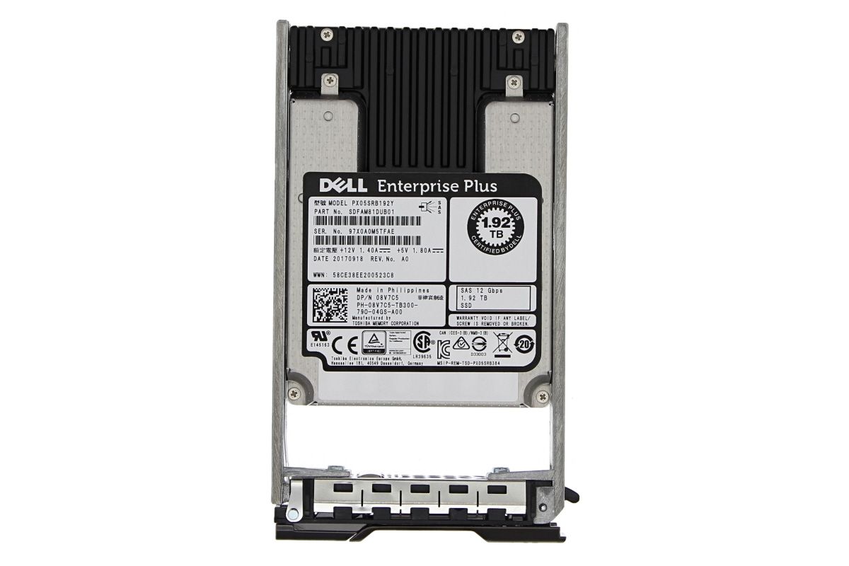 8V7C5 - Dell 1.92TB SAS Multi-Level Cell SFF 2.5" Solid State Drive
