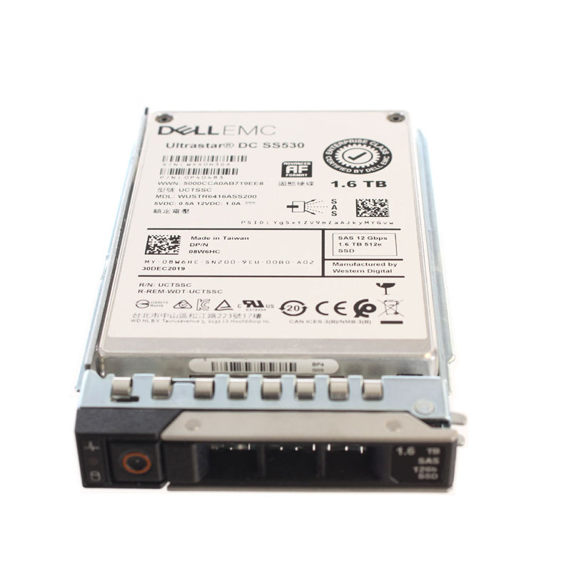 Dell 8W6HC 1.6TB Mixed Use 2.5 SAS SSD