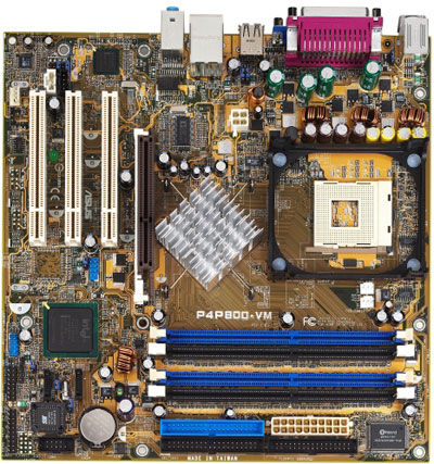 ASUS P4P800-VM Socket 478 ATX