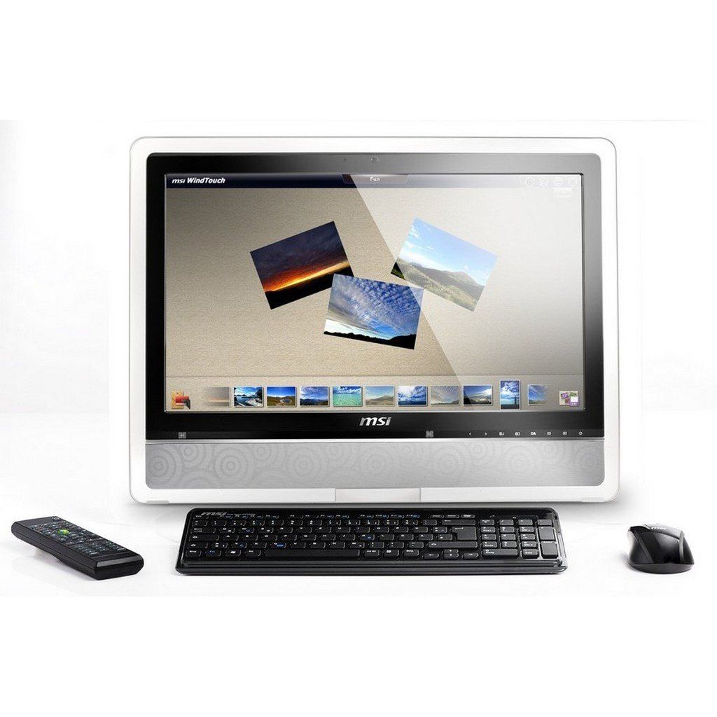 MSI Wind Top AE2420 3D-204US All-in-One PC/workstation Intel® Core™ i7 59.9 cm (23.6") Touchscreen 4 GB DDR3-SDRAM 1 TB AMD Radeon HD 5730 Windows 7 Home Premium Black, Silver