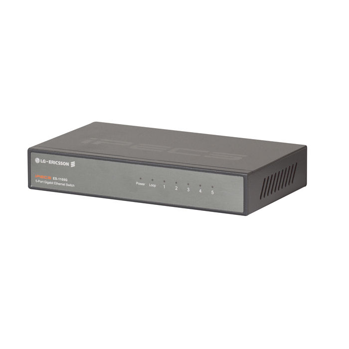 LG ES-1105G network switch Unmanaged Black