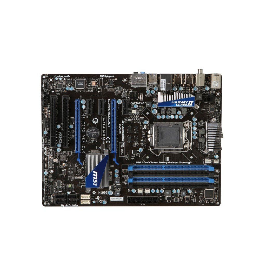 MSI P67A-G43(B3) motherboard Intel® P67 LGA 1155 (Socket H2) ATX