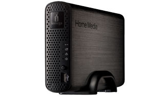 Iomega Home Media Network 1TB external hard drive Black