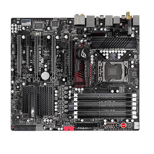 ASUS Rampage III Black Edition Intel® X58 Socket B (LGA 1366) ATX
