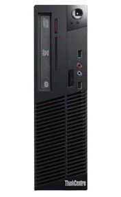 Lenovo ThinkCentre M70e Intel® Core™2 Duo E8500 3 GB DDR3-SDRAM 320 GB Intel® GMA X4500 Windows 7 Professional SFF PC Black