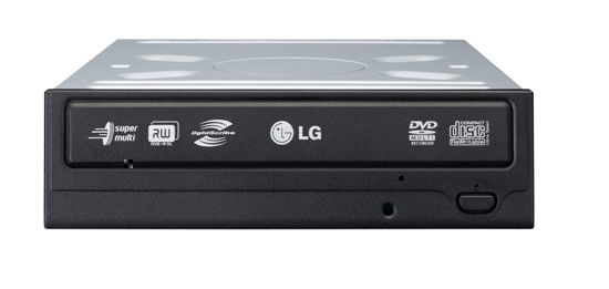 LG LightScribe Super Multi DVD Rewriter 18x, Black optical disc drive Internal