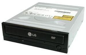 LG DVD-ROM 16x, Black optical disc drive Internal
