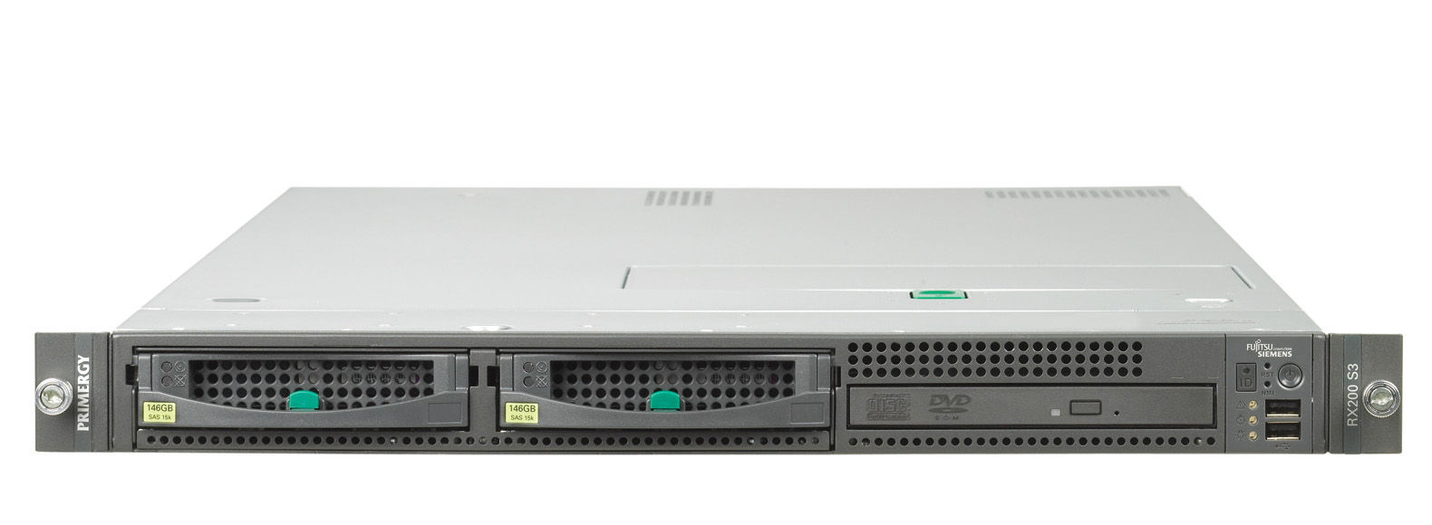 Fujitsu PRIMERGY RX200 S3 server 0 GB Rack (1U) Intel® Xeon® 5000 Sequence 5110 1.6 GHz 1 GB DDR2-SDRAM 650 W