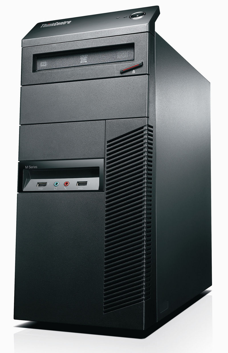 Lenovo ThinkCentre M81 Intel® Core™ i3 i3-2100 2 GB DDR3-SDRAM 250 GB Intel® HD Graphics Windows 7 Professional Tower PC Black