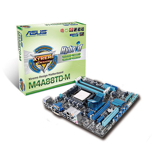 ASUS M4A88TD-M motherboard AMD 880G Socket AM3 micro ATX