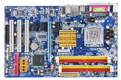 GIGABYTE GA-945G-S3 (rev. 1.0) Intel 945G+ ICH7 Chipset LGA 775 (Socket T) ATX