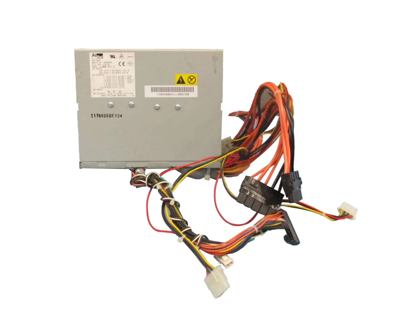 90H8983 - IBM 340-Watts 200-240V AC 50-60Hz Power Supply For 9406-170