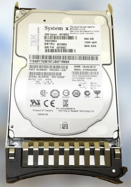 90Y8954 - IBM 500GB 7200RPM SAS 2.5-Inch Hard Drive