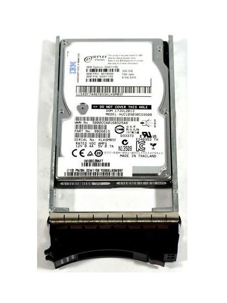 90Y8999 - IBM 300GB 10000RPM SAS 2.5-Inch Hard Drive