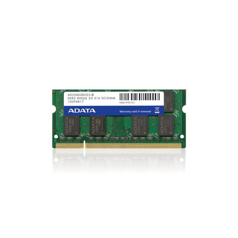 ADATA AD2S800B2G5-B memory module 2 GB 1 x 2 GB DDR2 200-pin SO-DIMM