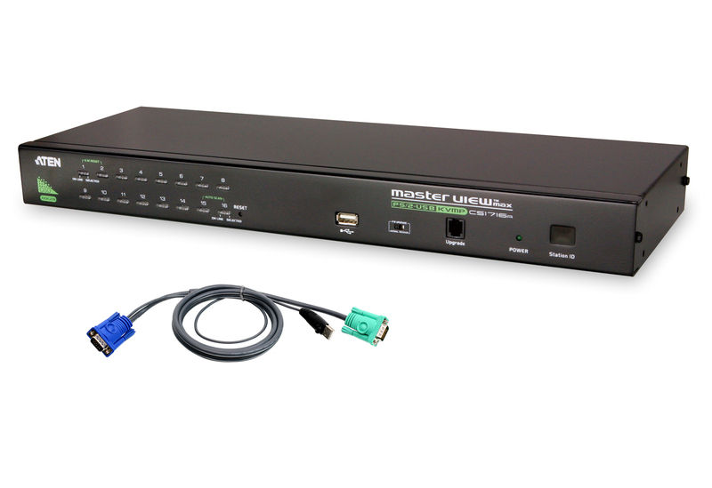 ATEN CS1716AUKIT KVM switch Rack mounting Black