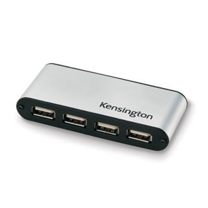 Kensington PocketHub 480 Mbit/s Black, Silver