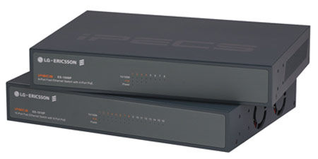 LG iPECS ES-1008P Unmanaged Power over Ethernet (PoE) Black