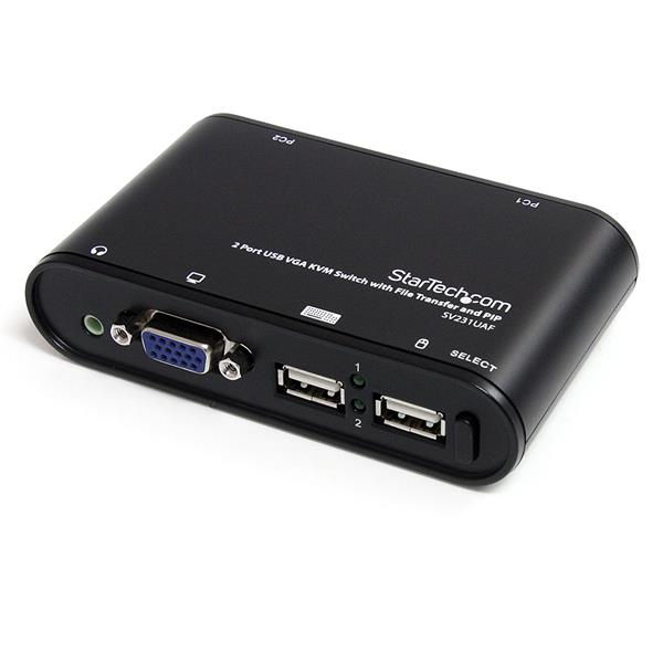 StarTech.com SV231UAF KVM switch Black