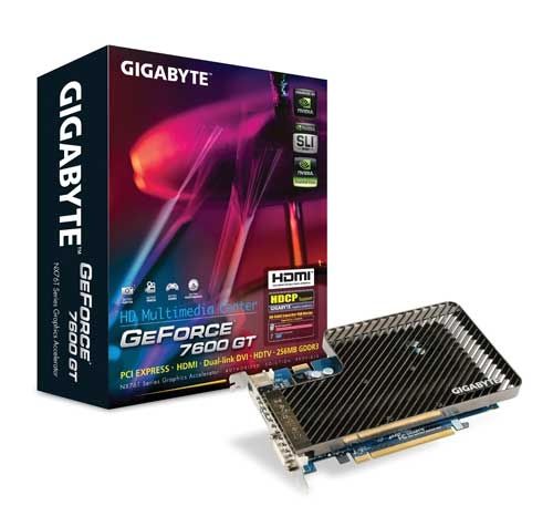 GIGABYTE 7600 GT 256MB NVIDIA GDDR3