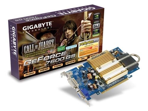 GIGABYTE GeForce 7600 GS 512MB NVIDIA GDDR3