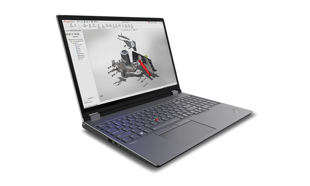 Lenovo ThinkPad P16 Gen 2 Intel® Core™ i7 i7-13700HX Mobile workstation 40.6 cm (16") WQXGA 16 GB DDR5-SDRAM 512 GB SSD NVIDIA RTX A1000 Wi-Fi 6E (802.11ax) Windows 11 Pro US English Grey, Black
