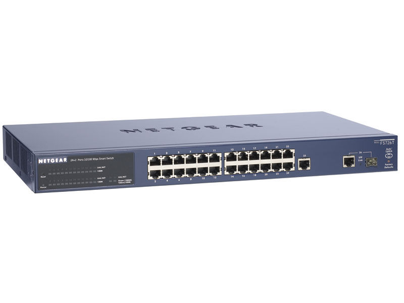 NETGEAR ProSafe 24 Port Fast (10/100) Rack Mountable (5 Pack) Unmanaged