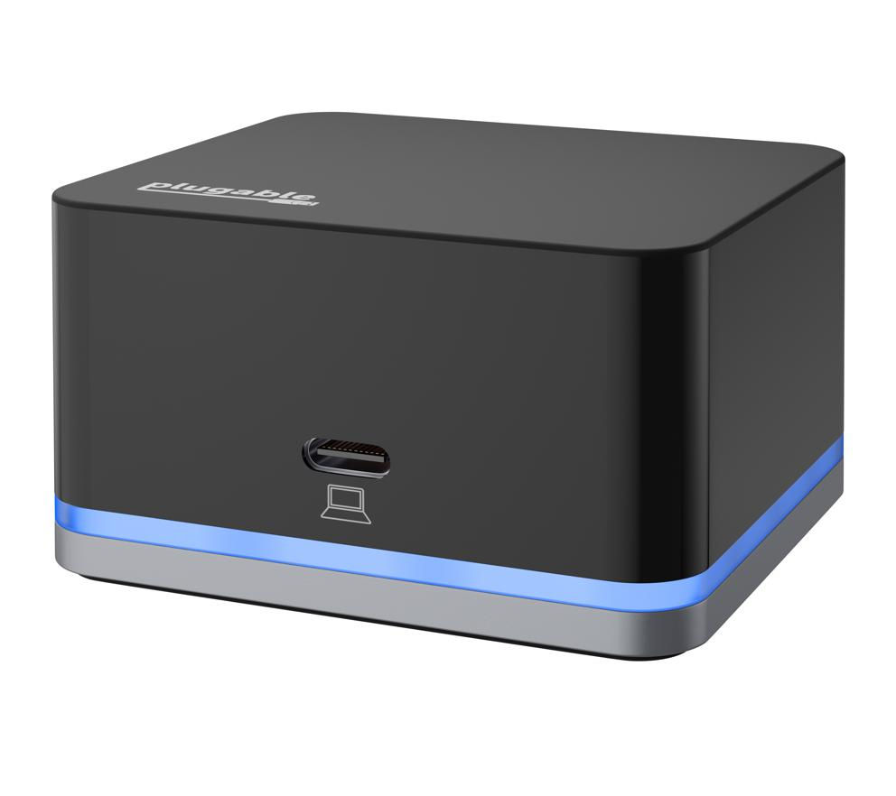 Plugable Technologies PLUGABLE USB C CUBE - MINI DOCK Wired USB 3.2 Gen 1 (3.1 Gen 1) Type-C Black