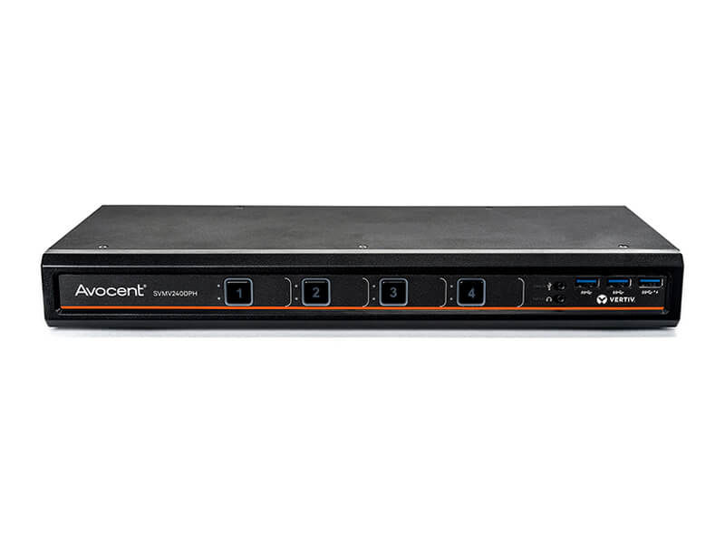 Vertiv Avocent MultiViewer SVMV240DPH KVM switch Black