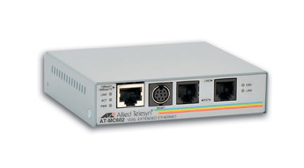 Allied Telesis Extended EthernetTM over VDSL, Provider Unit network media converter 11 Mbit/s
