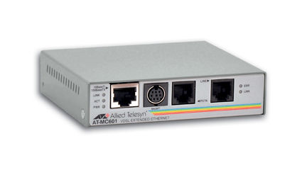 Allied Telesis Extended EthernetTM over VDSL, Subscriber Unit network media converter 11 Mbit/s