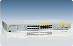 Allied Telesis 24-port 10/100TX 2L+ Switch Managed L2+ Power over Ethernet (PoE)