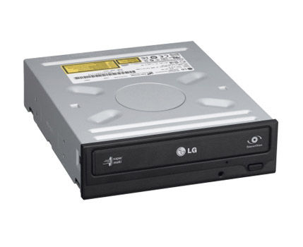 LG DVD+/-RW 20x SecureDisk ATAPI Bulk, Black optical disc drive Internal
