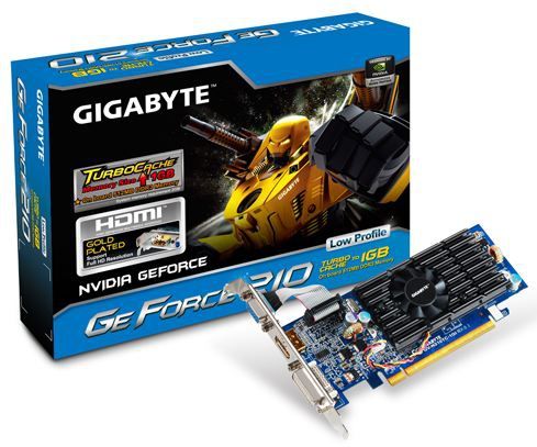 GIGABYTE GV-N210TC-1GI NVIDIA GeForce 210 GDDR3