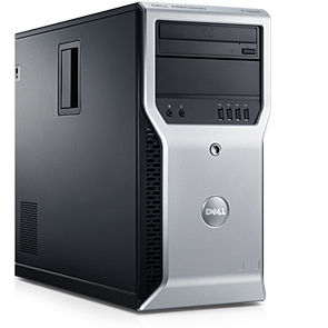 DELL Precision T1600 Intel® Xeon® E3 Family E3-1280 8 GB DDR3-SDRAM Windows 7 Ultimate Tower Workstation Black, Silver