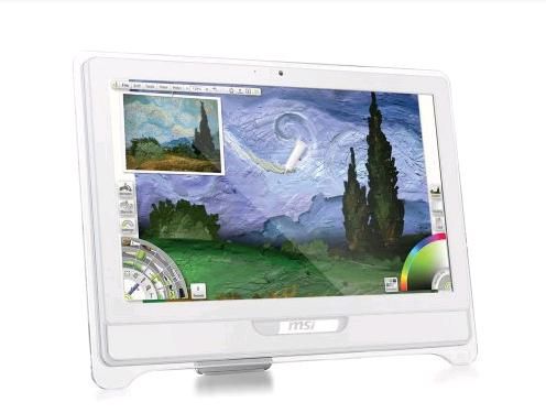 MSI Wind Top AE2240-P6246W7P 54.6 cm (21.5") 1920 x 1080 pixels Touchscreen 4 GB DDR3-SDRAM 640 GB Intel® HD Graphics Windows 7 Professional White