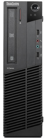 Lenovo ThinkCentre M81 Intel® Celeron® G G440 2 GB DDR3-SDRAM 320 GB Windows 7 Professional SFF PC Black
