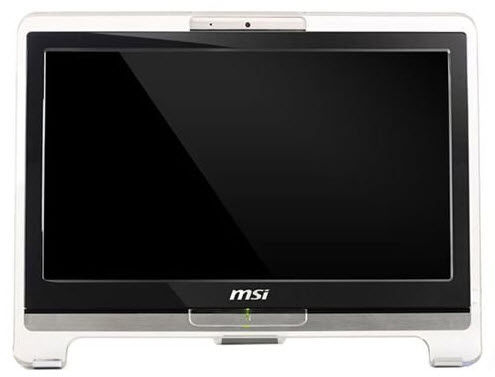 MSI Wind Top AE1920 Intel Atom® D525 47 cm (18.5") 1366 x 768 pixels Touchscreen 2 GB DDR3-SDRAM 320 GB Wi-Fi 4 (802.11n) Black, White