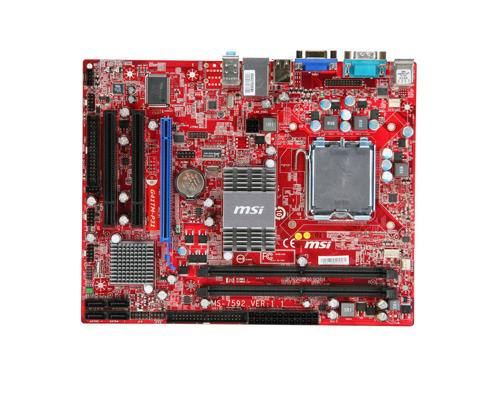 MSI G41TM-P31 Intel® G41 LGA 775 (Socket T) micro ATX