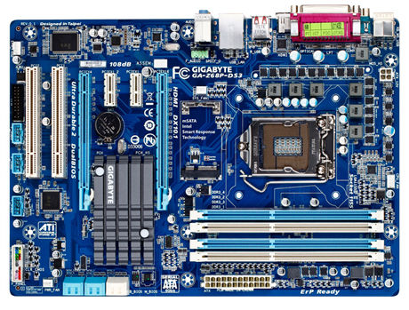 GIGABYTE GA-Z68P-DS3 motherboard Intel Z68 LGA 1155 (Socket H2) ATX