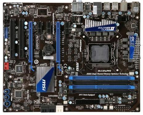 MSI P67A-GD53 motherboard Intel® P67 ATX
