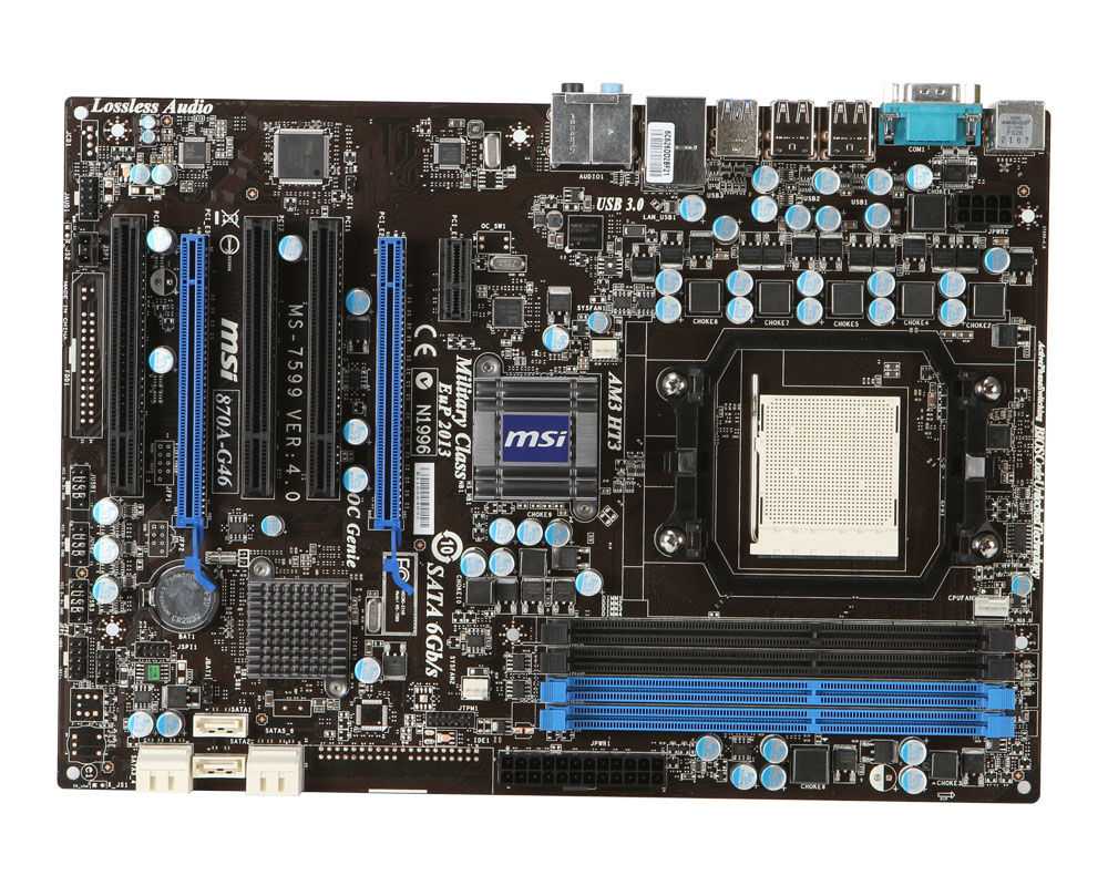 MSI 870A-G46 motherboard AMD 870 (RX881) Socket AM3 ATX