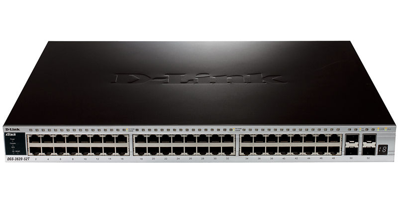 D-Link DGS-3620-52T/EI network switch Managed L3 Black