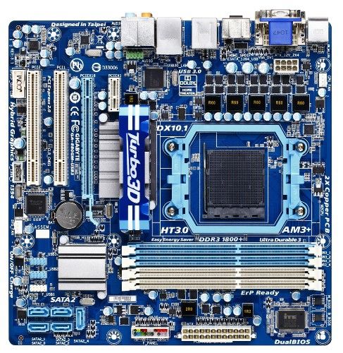 GIGABYTE GA-880GM-USB3 AMD 880G Socket AM3+ micro ATX
